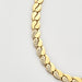 Necklace Necklace in yellow gold and white gold set with diamonds 58 Facettes DV0551-2
