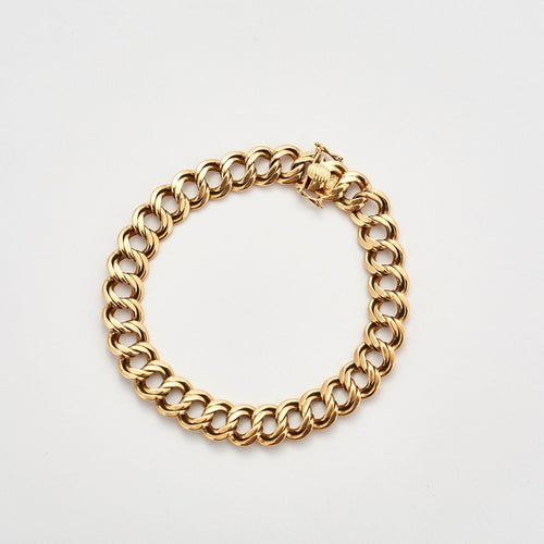 Bracelet Bracelet gourmette en or jaune 58 Facettes DV0300-5