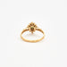 Ring Yellow gold, emerald and diamond daisy ring 58 Facettes DV1340-2