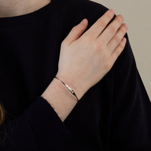 DINH VAN bracelet - Lock bracelet in white gold and diamonds. Small 58 Facettes DV1414-3