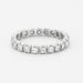 Alliance ring in white gold and diamond surround 58 Facettes DV1834-2