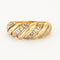 Bague Bague or jaune et diamants 58 Facettes DV1403-3
