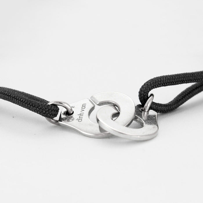 Bracelet Dinh Van Bracelet  Cordon Menottes Or blanc. R12. 58 Facettes DV1961-1