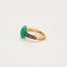 Ring Pomellato Capri ring in pink gold, chrysoprase and sapphires 58 Facettes DV2076-1