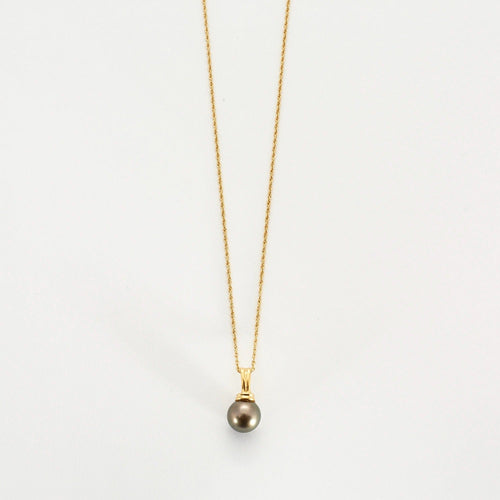 Pendentif Pendentif Perle de culture grise de Tahiti 58 Facettes DV1536-2