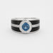 MAUBOUSSIN ring - Bonbon Bleu - White gold Sapphire and diamonds 58 Facettes DV0564-1