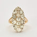 Ring Marquise ring in gold and diamonds 58 Facettes DV0565-1
