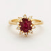 Bague Bague or rubis et diamants 58 Facettes DV0569-4