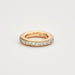 49 Pomellato ring Iconica ring in pink gold and diamonds 58 Facettes DV1746-3