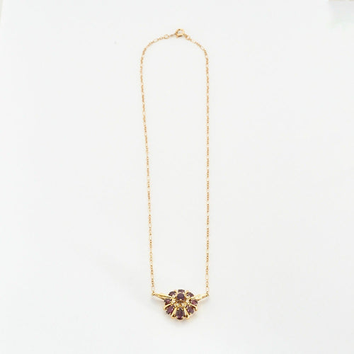 Collier Collier en or jaune et Saphirs violet 58 Facettes DV2022-1