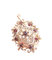 Pendentif Pendentif  Broche Grenats Perles de culture 58 Facettes AB 1083
