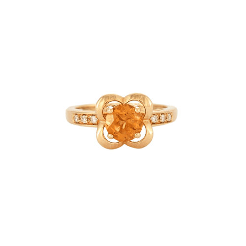 Bague 47 MAUBOUSSIN- Bague Chance of Love Citrine 58 Facettes