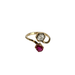 Ring Toi & Moi Diamond Ruby Ring 58 Facettes