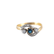 Bague Bague saphir diamant or platine 58 Facettes