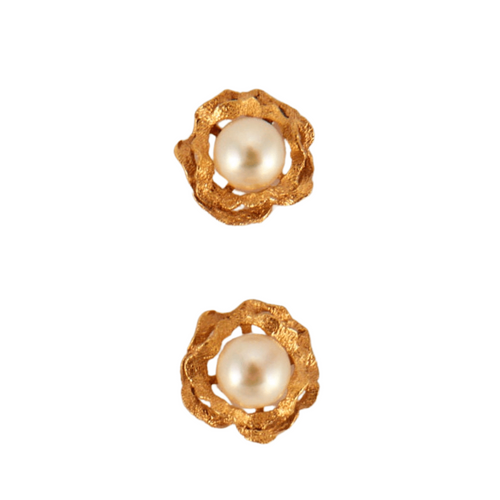 Boucles d'oreilles Boucles d'oreilles clous Perles 58 Facettes EL2-62