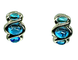 Boucles d'oreilles Boucles d’oreilles Topazes cabochons 58 Facettes AB234