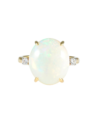 Bague Bague cabochon d'opale 58 Facettes 429