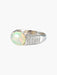 Ring 53 Opal cabochon ring 58 Facettes 415