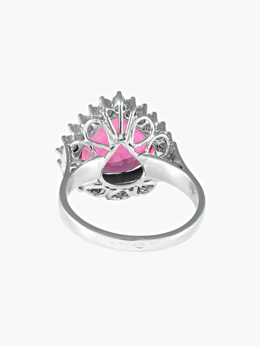 Bague Bague RUBELLITE et DIAMANTS 58 Facettes 383