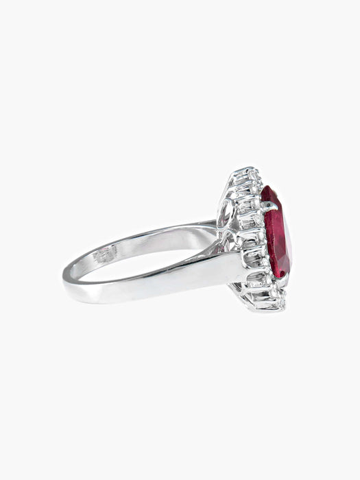 Bague Bague RUBELLITE et DIAMANTS 58 Facettes 383