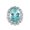 Bague Bague COCKTAIL aigue-marine 58 Facettes 423