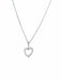 COEUR necklace in white gold and diamonds 58 Facettes 203