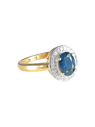 Bague 52 Bague Marguerite Saphir et Diamants 58 Facettes