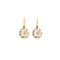 Boucles d'oreilles Paire de dormeuses anciennes diamants 58 Facettes