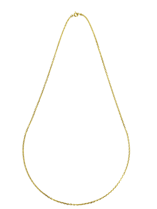 Yellow Gold Chain Necklace Forçat Mesh 58 Facettes