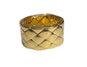 54 CHANEL ring - YELLOW GOLD QUILTED RING 58 Facettes