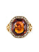 Bague 57 Bague ancienne grenat et diamants 58 Facettes