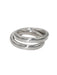 Ring Ring from the house of Hermès Vertige collection in silver 58 Facettes 0