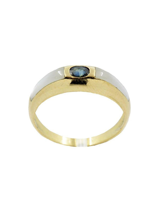 Ring 55 Mother-of-pearl and spinel ring 58 Facettes 27411