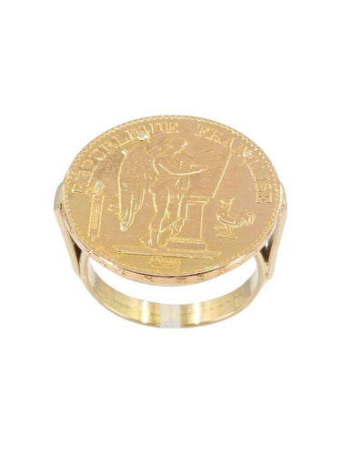 Bague BAGUE PIÈCE 20 FRANCS GÉNIE 58 Facettes 038891