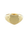 Ring 62 Art Deco gold signet ring 58 Facettes 18-024-62-1