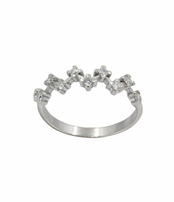 Bague BAGUE MODERNE DIAMANTS 58 Facettes 044291