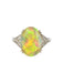 Bague 54 Bague opale facetée et diamants 58 Facettes 16-100-54