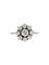 Bague 55 Bague or blanc marguerite diamants 58 Facettes 1-836/1