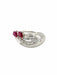 Ring 51 Ring White gold Ruby 58 Facettes 03010CD