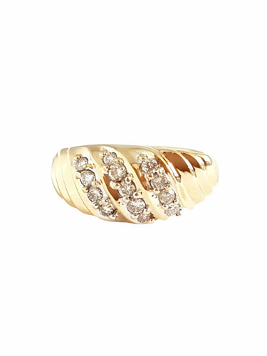 Bague 49 Bague Or jaune Diamant 58 Facettes 00508CN