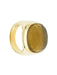 Ring 53.5 Pomellato “Cipria” ring in yellow gold and lemon quartz. 58 Facettes 30548