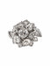 Ring 54 Retro bouquet diamond ring 58 Facettes 20-196-51