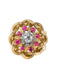 Bague 50 Bague rétro diamants rubis et fils d'or entrelacés 58 Facettes 20-155-49