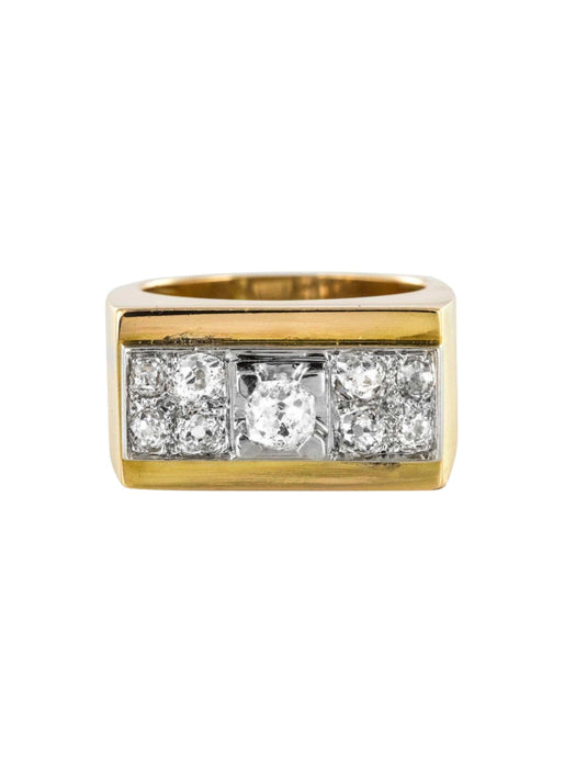 Bague 52 Bague tank diamants 58 Facettes 19-323-52