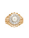 Bague 51 Bague vintage cordes d'or perle et diamants 58 Facettes 20-151-49