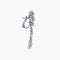 Boucles d'oreilles Clips d'oreilles ANDREOLI Diamants 58 Facettes