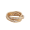 Bague 51 BAGUE TRINITY OR JAUNE DIAMANTS 58 Facettes