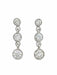 Boucles d'oreilles Boucles d'oreilles pendantes en or blanc et diamants. 58 Facettes 30143