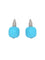 Boucles d'oreilles Boucles d'oreilles Pomellato modèle Capri en or gris et turquoise 58 Facettes