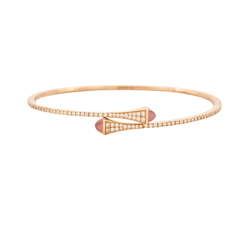 Bracelet MARLI – Bracelet CLEO Diamants Quartz rose 58 Facettes